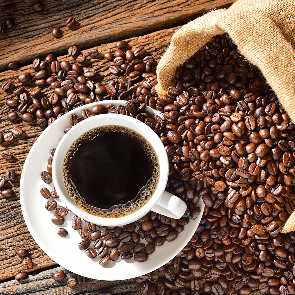 Grains de café- bienfaits du café sur l'organisme